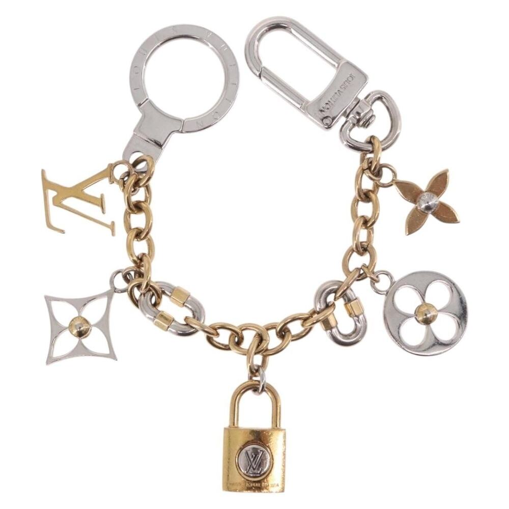 Louis Vuitton Chain LV Padlock Bag Charm Gold